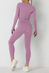 Yoga Workout Bundle Top+Legging Set