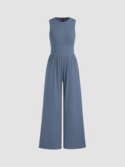 Sleeveless Tank Top Casual Jumpsuit