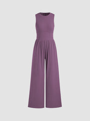 Sleeveless Tank Top Casual Jumpsuit