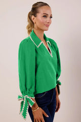 Women's Cute Bow Long Sleeve Shirt