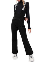 Women's Insulated Waterproof Windproof Snow Bib Overalls