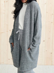 Long Patch Pocket Sweater Coatp