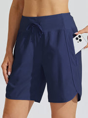 Women's 7 Inseam Athletic High Wasistband Shorts