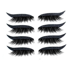2022 New Reusable Eyeliner and Eyelash Stickers (4 Pairs)