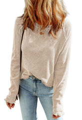 Women's Fall New Waffle Knit Top
