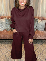 Ultra Soft Cowl Neck Lounge Set
