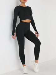 Yoga Workout Bundle Top+Legging Set