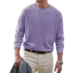Men's Cotton Casual Crew Neck Tops