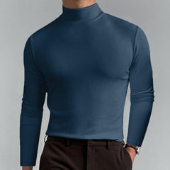 Hot Sale 40% OFF - Men's High Neck Slim Fit Long Sleeve T-shirt