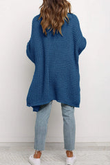 Oversized Pockets Sweater Coat