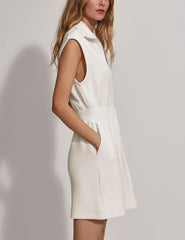 Women's Zipper Mini Dress with Pockets