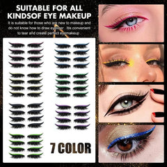 2022 New Reusable Eyeliner and Eyelash Stickers (4 Pairs)
