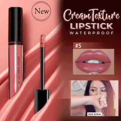 12 Color Cream Texture Waterproof Lipstick