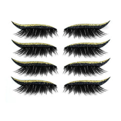 2022 New Reusable Eyeliner and Eyelash Stickers (4 Pairs)