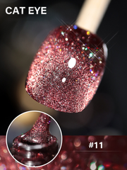 Laser Diamond Cat Eye Nail Polish