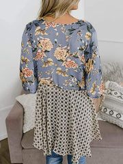 Summer Floral Kimono Ruffle Sleeve Tie Cardigans