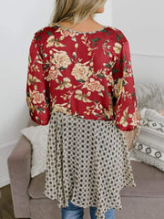 Summer Floral Kimono Ruffle Sleeve Tie Cardigans