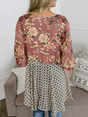 Summer Floral Kimono Ruffle Sleeve Tie Cardigans