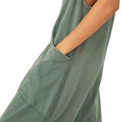 Women's Wide Leg Jumpsuit with Pockets