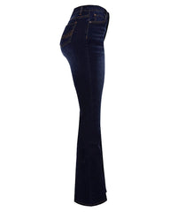 Vintage Mid Waist Flare Jeans