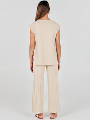 Women's 2 Piece Knit Lounge Set