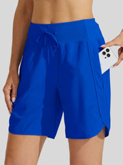 Women's 7 Inseam Athletic High Wasistband Shorts