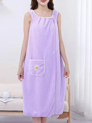 Quick Dry Absorb Water Wearable Bathrobes