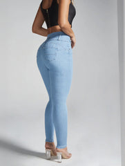 Women's High Waist Skinny Stretch Jeans