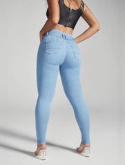 Women's High Waist Skinny Stretch Jeans