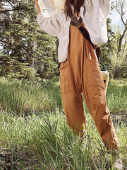 Women's Wide Leg Jumpsuit with Pockets