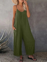Women's Flowy Jumpsuit with Pockets