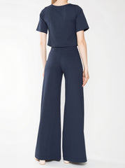 Women's Knit Wide Leg Pants