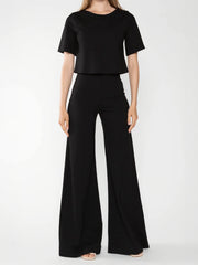 Women's Knit Wide Leg Pants