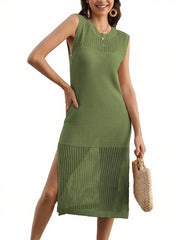 Women's Swimsuit Cover Up Crochet Knit Dresses