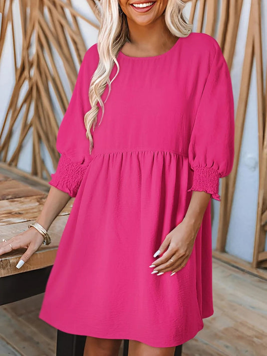 Women's Spring Casual Swing Tunic Dress
