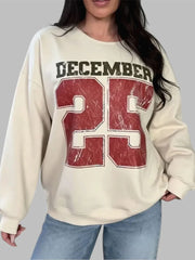 December 25 Retro Christmas Sweatshirt