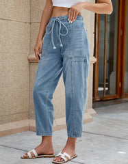 Women's High Rise Vintage Barrel Jeans