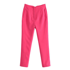 Multi-line Temperament High Waist Trousers