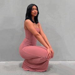 Women's Casual Lounge Long Slip Dress