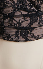 HART BODYSUIT IN BLACK