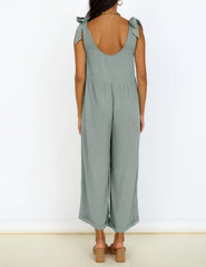 Women's Wide Leg Jumpsuits with Pockets