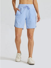 Women's 7 Inseam Athletic High Wasistband Shorts