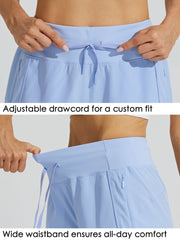 Women's 7 Inseam Athletic High Wasistband Shorts
