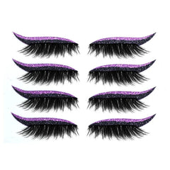 2022 New Reusable Eyeliner and Eyelash Stickers (4 Pairs)