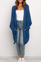 Oversized Pockets Sweater Coat