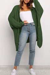 Oversized Pockets Sweater Coat