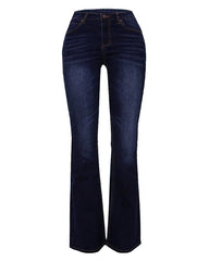 Vintage Mid Waist Flare Jeans