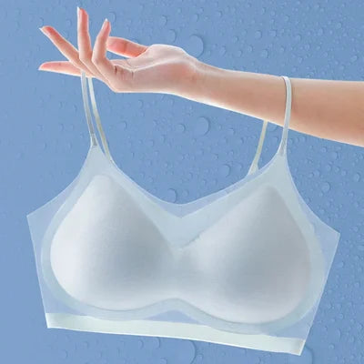 Thin Plus Size Ice Silk Bra