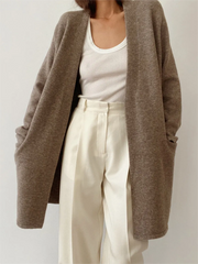 Long Patch Pocket Sweater Coatp