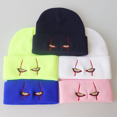 Penny Wise Scar Eyes Beanie Horror Clown Eyes Knit Hat